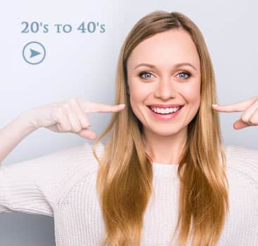 20’s to 40’s - Treatments by Age