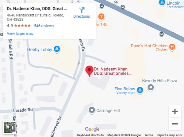 Directions to Great Smiles Family Dentistry in Toledo, OH